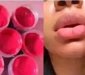 Pink lip balm